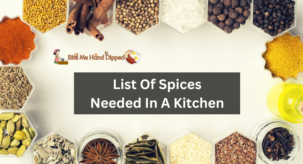 List Of Spices Needed In A Kitchen